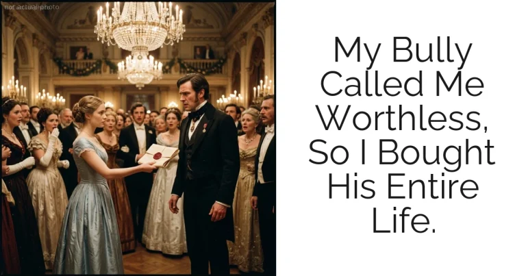 My Bully Called Me Worthless, So I Bought His Entire Life.