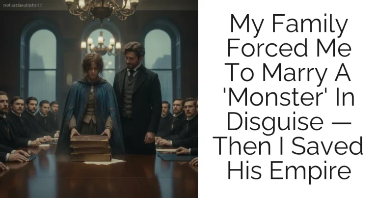 My Family Forced Me To Marry A 'Monster' In Disguise — Then I Saved His Empire