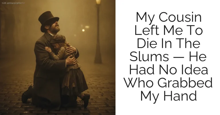 My Cousin Left Me To Die In The Slums — He Had No Idea Who Grabbed My Hand