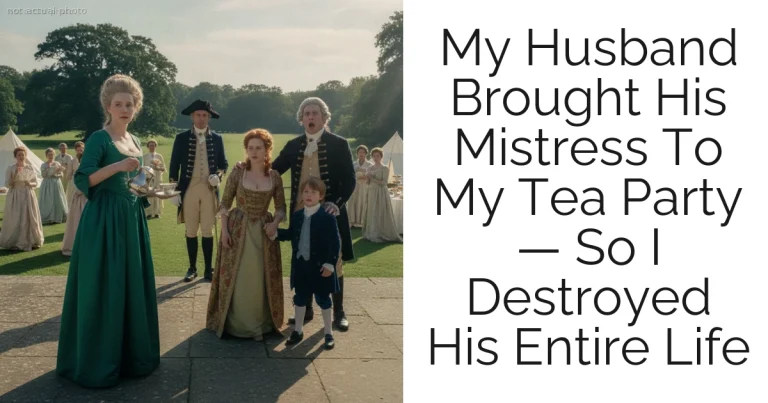 My Husband Brought His Mistress To My Tea Party — So I Destroyed His Entire Life