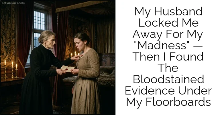 My Husband Locked Me Away For My "Madness" — Then I Found The Bloodstained Evidence Under My Floorboards