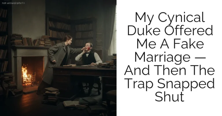 My Cynical Duke Offered Me A Fake Marriage — And Then The Trap Snapped Shut