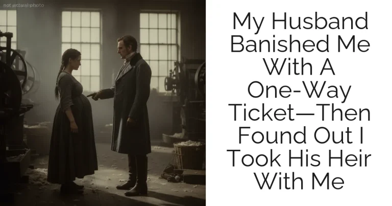 My Husband Banished Me With A One-Way Ticket—Then Found Out I Took His Heir With Me