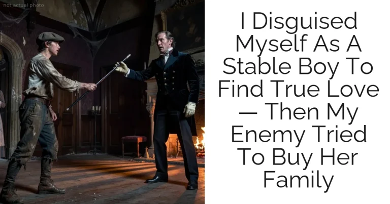 I Disguised Myself As A Stable Boy To Find True Love — Then My Enemy Tried To Buy Her Family
