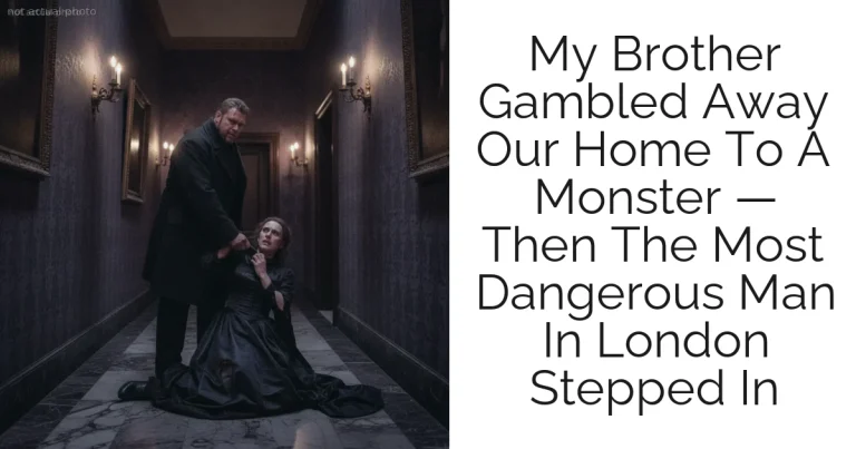 My Brother Gambled Away Our Home To A Monster — Then The Most Dangerous Man In London Stepped In