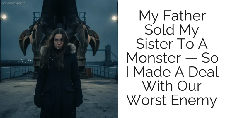 My Father Sold My Sister To A Monster — So I Made A Deal With Our Worst Enemy