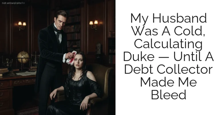 My Husband Was A Cold, Calculating Duke — Until A Debt Collector Made Me Bleed