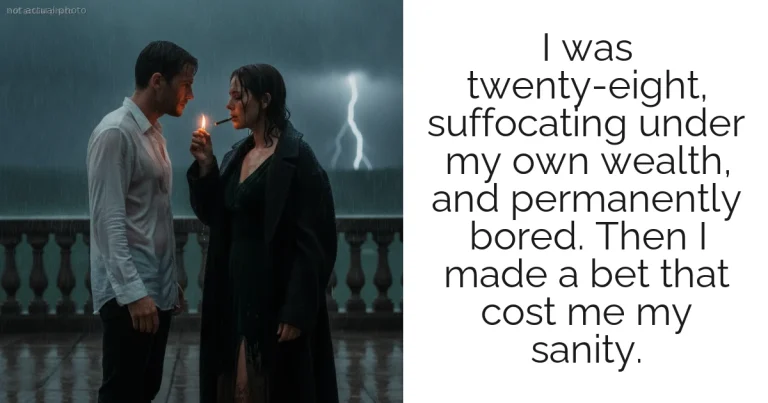 I was twenty-eight, suffocating under my own wealth, and permanently bored. Then I made a bet that cost me my sanity.