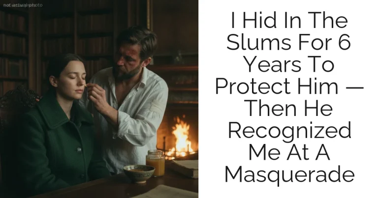 I Hid In The Slums For 6 Years To Protect Him — Then He Recognized Me At A Masquerade