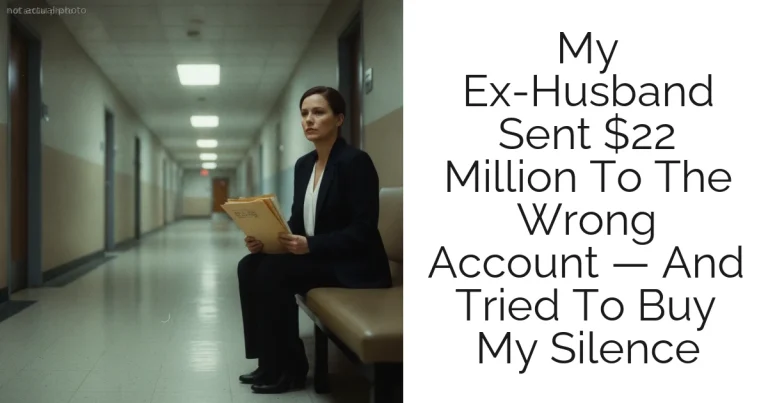 My Ex-Husband Sent $22 Million To The Wrong Account — And Tried To Buy My Silence