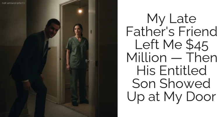 My Late Father's Friend Left Me $45 Million — Then His Entitled Son Showed Up at My Door