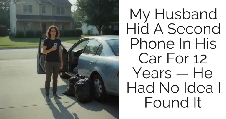 My Husband Hid A Second Phone In His Car For 12 Years — He Had No Idea I Found It
