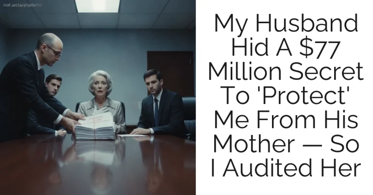 My Husband Hid A $77 Million Secret To 'Protect' Me From His Mother — So I Audited Her