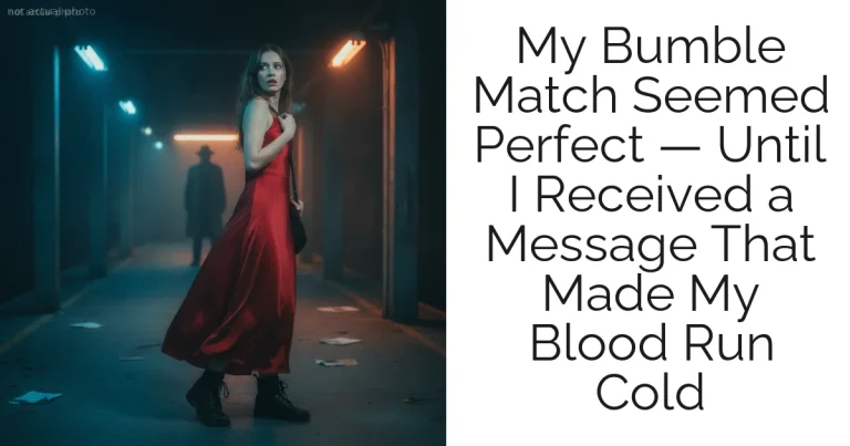 My Bumble Match Seemed Perfect — Until I Received a Message That Made My Blood Run Cold