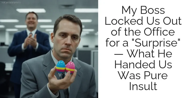 My Boss Locked Us Out of the Office for a "Surprise" — What He Handed Us Was Pure Insult