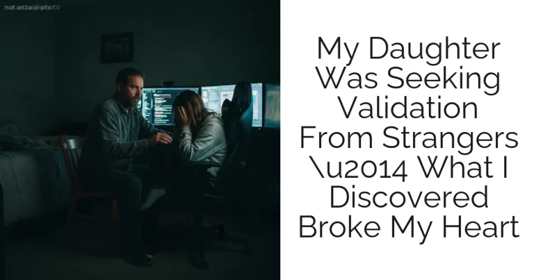 My Daughter Was Seeking Validation From Strangers u2014 What I Discovered Broke My Heart
