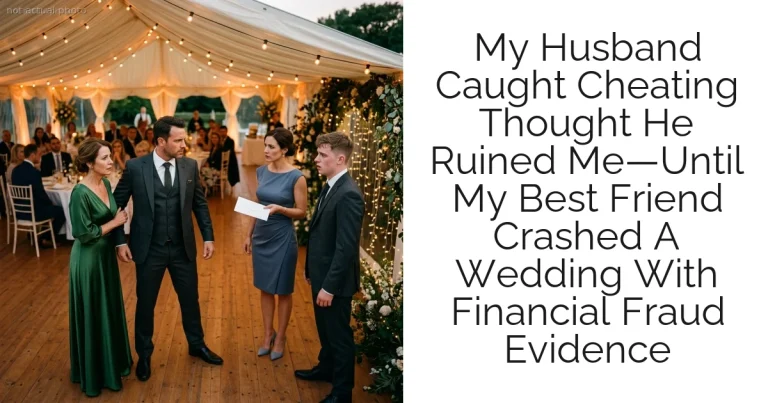 My Husband Caught Cheating Thought He Ruined Me—Until My Best Friend Crashed A Wedding With Financial Fraud Evidence