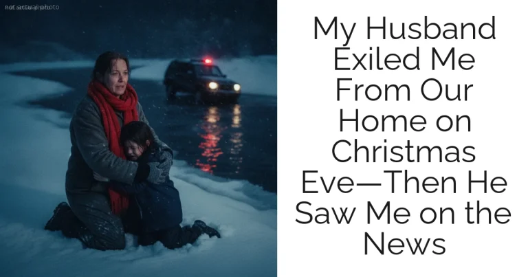 My Husband Exiled Me From Our Home on Christmas Eve—Then He Saw Me on the News