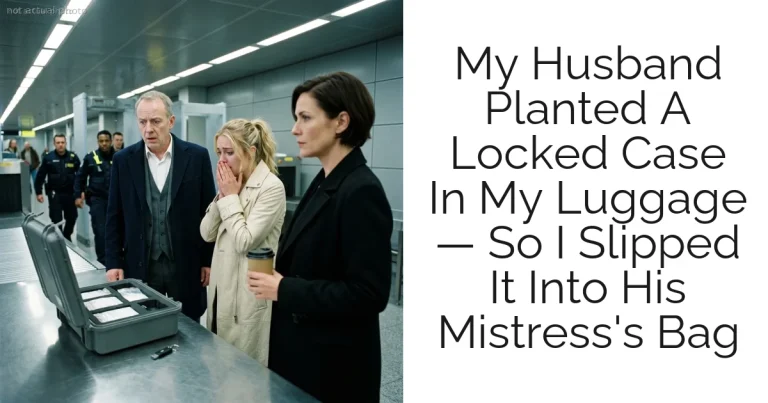 My Husband Planted A Locked Case In My Luggage — So I Slipped It Into His Mistress's Bag