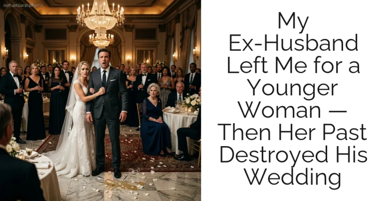 My Ex-Husband Left Me for a Younger Woman — Then Her Past Destroyed His Wedding
