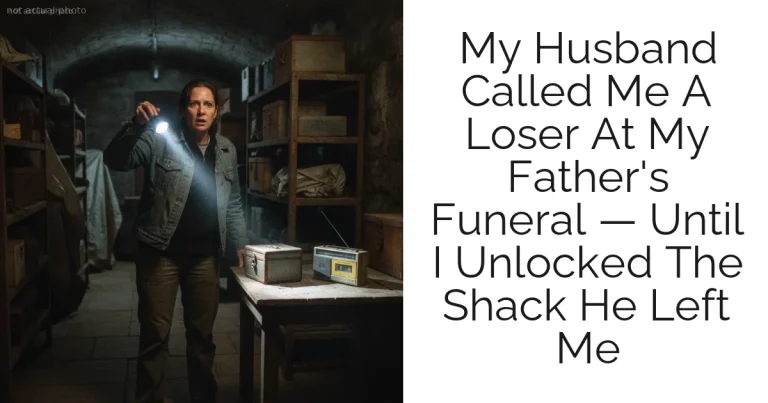 My Husband Called Me A Loser At My Father's Funeral — Until I Unlocked The Shack He Left Me