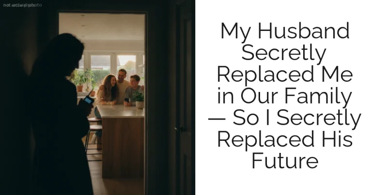 My Husband Secretly Replaced Me in Our Family — So I Secretly Replaced His Future