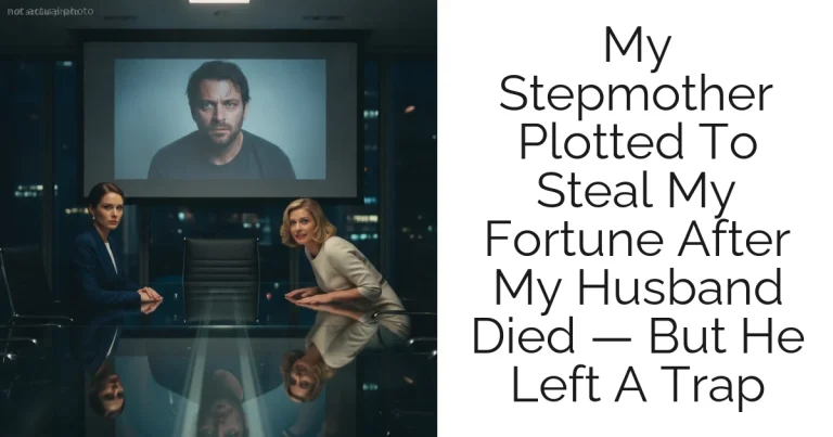 My Stepmother Plotted To Steal My Fortune After My Husband Died — But He Left A Trap