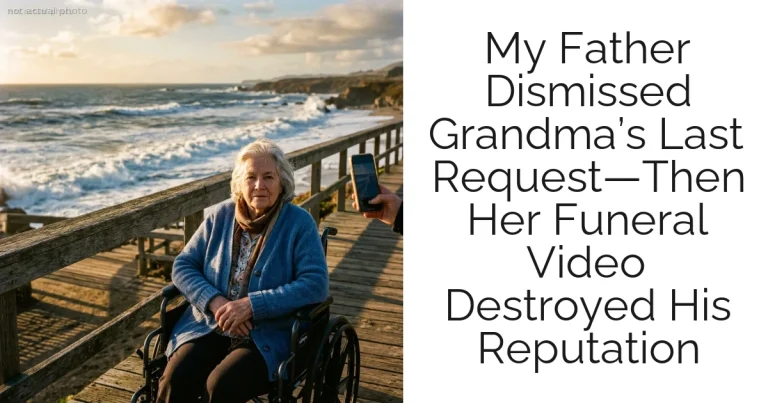 My Father Dismissed Grandma’s Last Request—Then Her Funeral Video Destroyed His Reputation