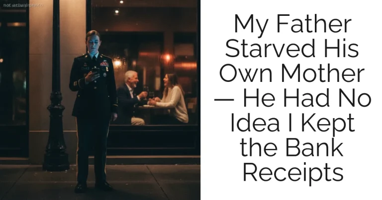 My Father Starved His Own Mother — He Had No Idea I Kept the Bank Receipts