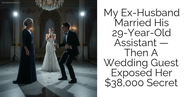 My Ex-Husband Married His 29-Year-Old Assistant — Then A Wedding Guest Exposed Her $38,000 Secret