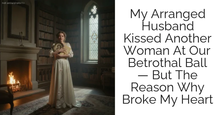 My Arranged Husband Kissed Another Woman At Our Betrothal Ball — But The Reason Why Broke My Heart