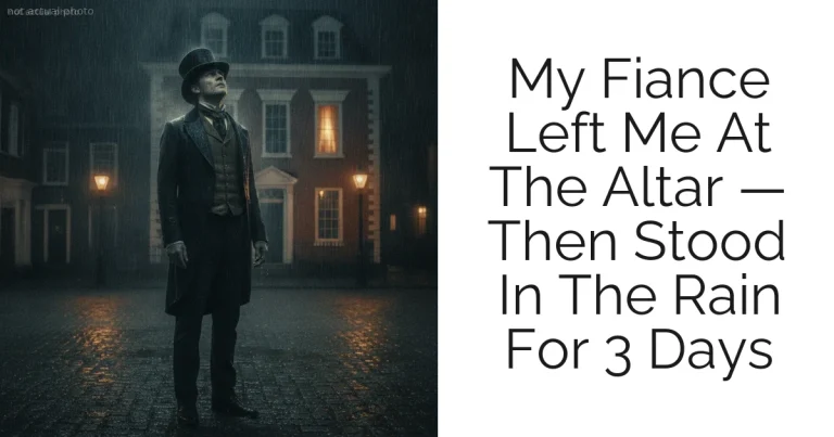 My Fiance Left Me At The Altar — Then Stood In The Rain For 3 Days