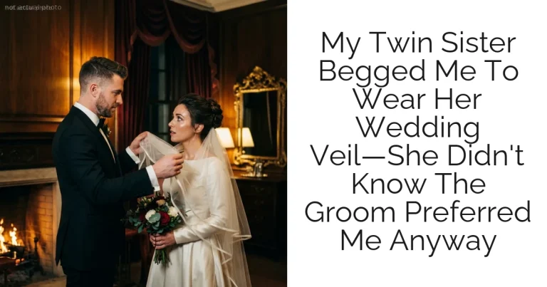 My Twin Sister Begged Me To Wear Her Wedding Veil—She Didn't Know The Groom Preferred Me Anyway
