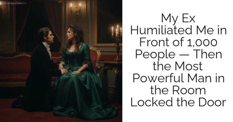 My Ex Humiliated Me in Front of 1,000 People — Then the Most Powerful Man in the Room Locked the Door