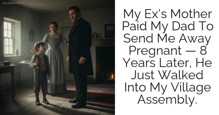 My Ex's Mother Paid My Dad To Send Me Away Pregnant — 8 Years Later, He Just Walked Into My Village Assembly.
