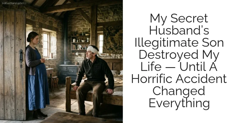 My Secret Husband’s Illegitimate Son Destroyed My Life — Until A Horrific Accident Changed Everything