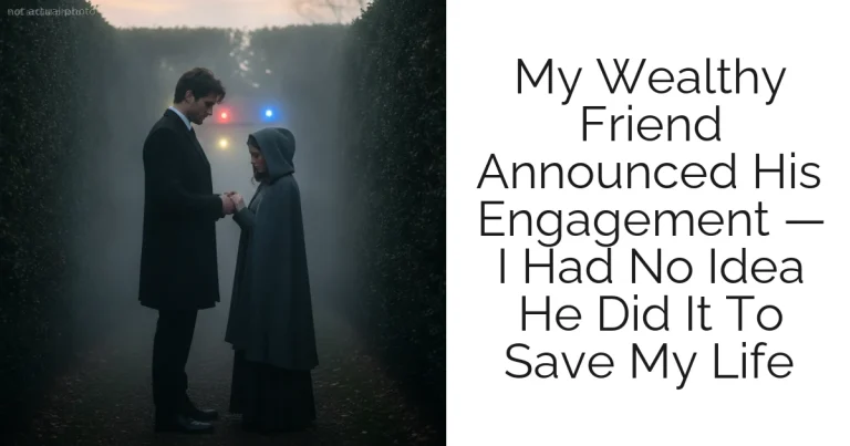 My Wealthy Friend Announced His Engagement — I Had No Idea He Did It To Save My Life