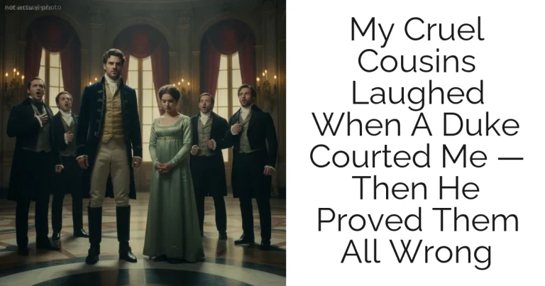 My Cruel Cousins Laughed When A Duke Courted Me — Then He Proved Them All Wrong