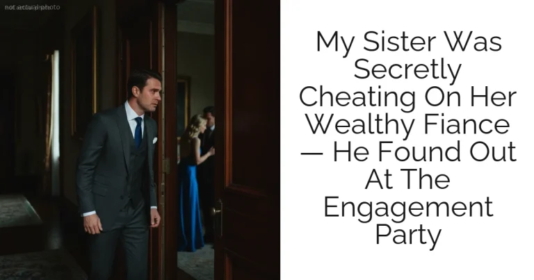 My Sister Was Secretly Cheating On Her Wealthy Fiance — He Found Out At The Engagement Party
