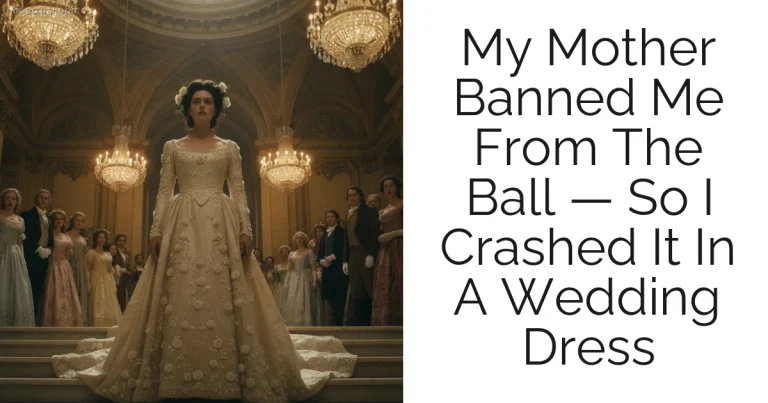 My Mother Banned Me From The Ball — So I Crashed It In A Wedding Dress