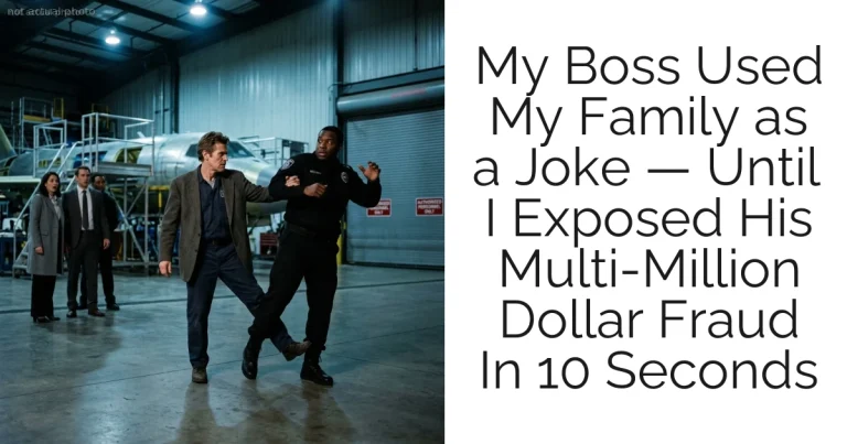 My Boss Used My Family as a Joke — Until I Exposed His Multi-Million Dollar Fraud In 10 Seconds