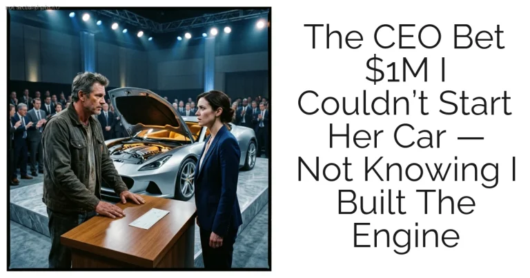 The CEO Bet $1M I Couldn’t Start Her Car — Not Knowing I Built The Engine