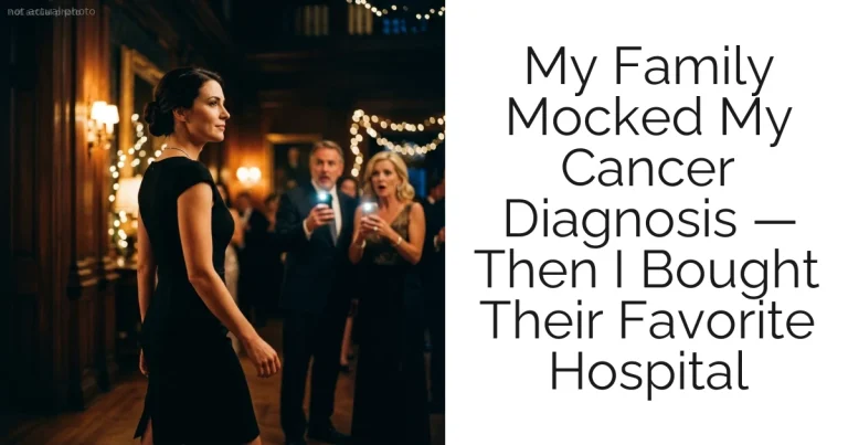 My Family Mocked My Cancer Diagnosis — Then I Bought Their Favorite Hospital