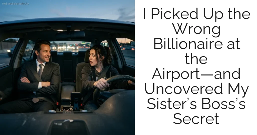 I Picked Up the Wrong Billionaire at the Airport—and Uncovered My Sister’s Boss’s Secret