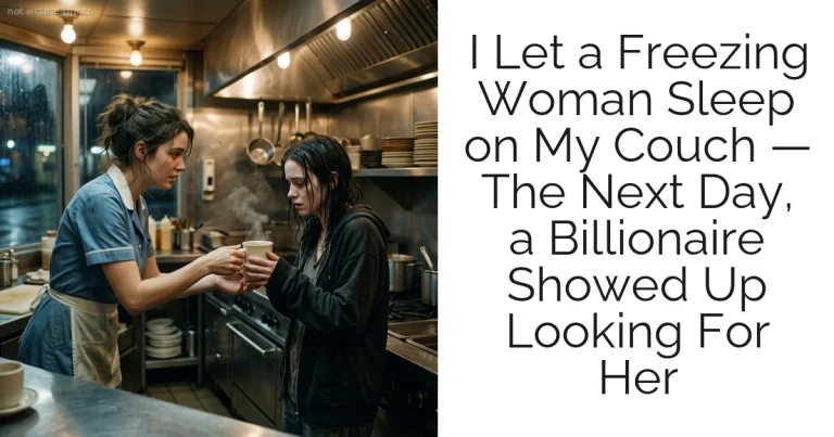 I Let a Freezing Woman Sleep on My Couch — The Next Day, a Billionaire Showed Up Looking For Her