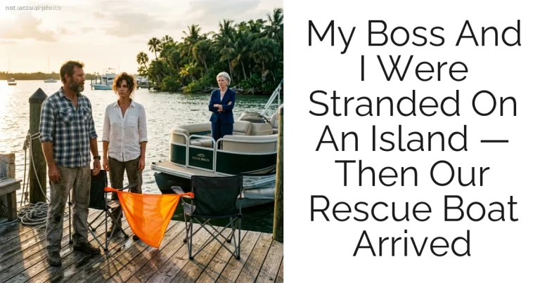 My Boss And I Were Stranded On An Island — Then Our Rescue Boat Arrived