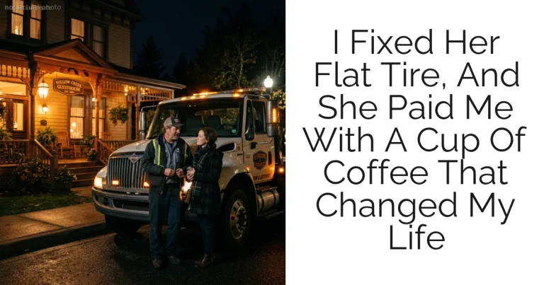 I Fixed Her Flat Tire, And She Paid Me With A Cup Of Coffee That Changed My Life