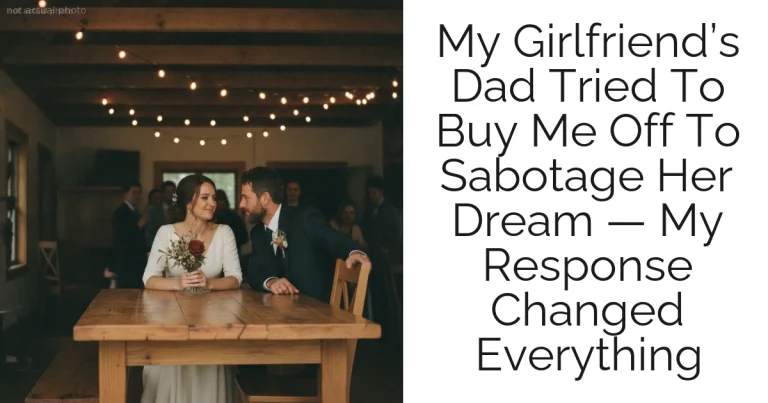 My Girlfriend’s Dad Tried To Buy Me Off To Sabotage Her Dream — My Response Changed Everything