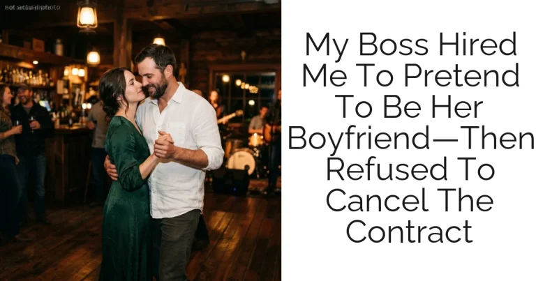 My Boss Hired Me To Pretend To Be Her Boyfriend—Then Refused To Cancel The Contract