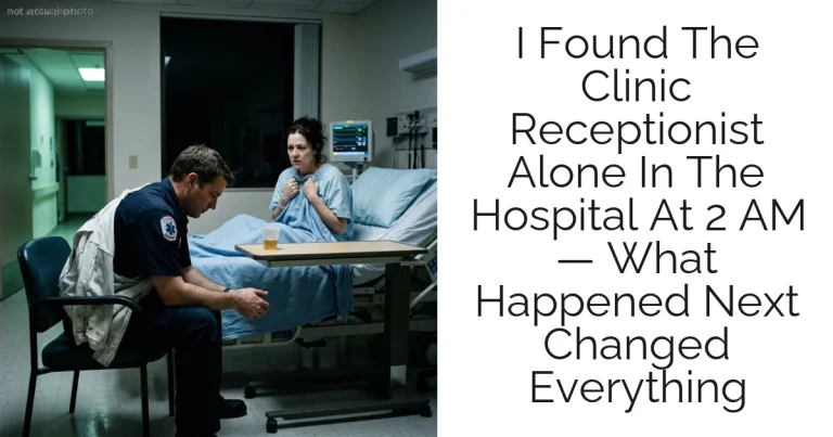 I Found The Clinic Receptionist Alone In The Hospital At 2 AM — What Happened Next Changed Everything